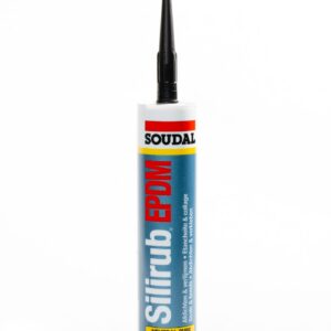 EPDM-kit Soudal Silirub zwart 300 ml